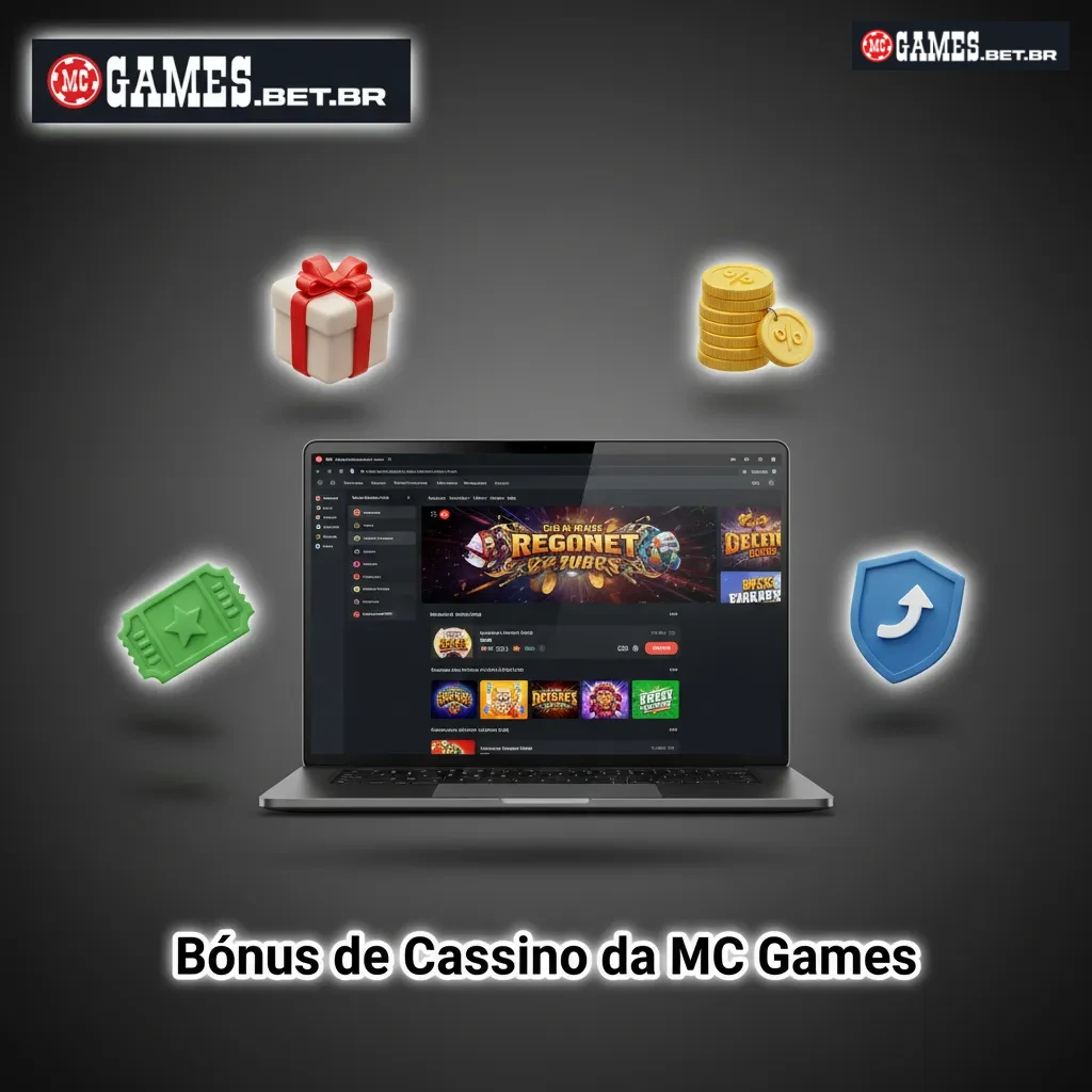 Bônus de cassino da MC Games: recarga semanal de slots, giros grátis, cashback ao vivo, Drops & Wins, torneios e Jogo do Dia