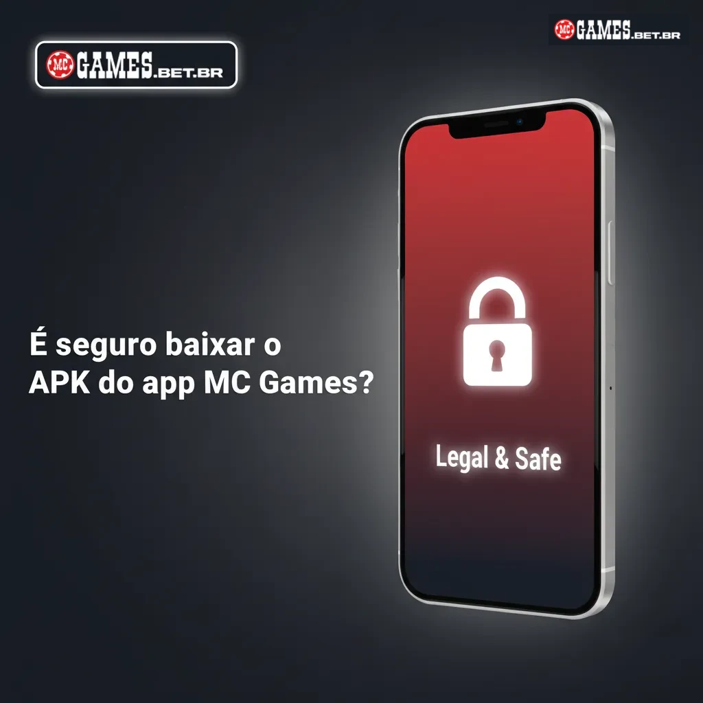 É seguro baixar o APK do MC Games? App licenciado com SSL e criptografia; baixe apenas por canais oficiais.