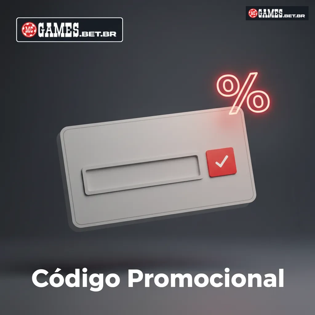Tela de depósito com campo Promo e lista: MCBR100, SPORTEMC, LIVE25, APPPIX, e passos para aplicar o bônus.