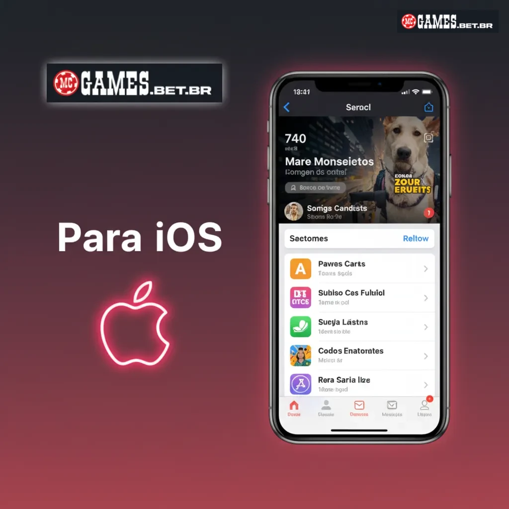 Tela do iPhone mostrando Safari e o botão Adicionar à Tela de Início para instalar o PWA MC Games.