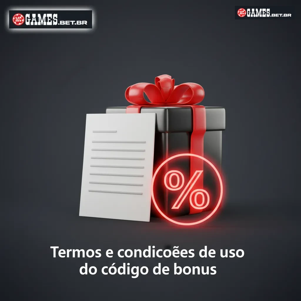 Termos do bônus MC Games: 18+ no Brasil, 1 código por usuário, depósito/rollover e prazos; jogue com responsabilidade.