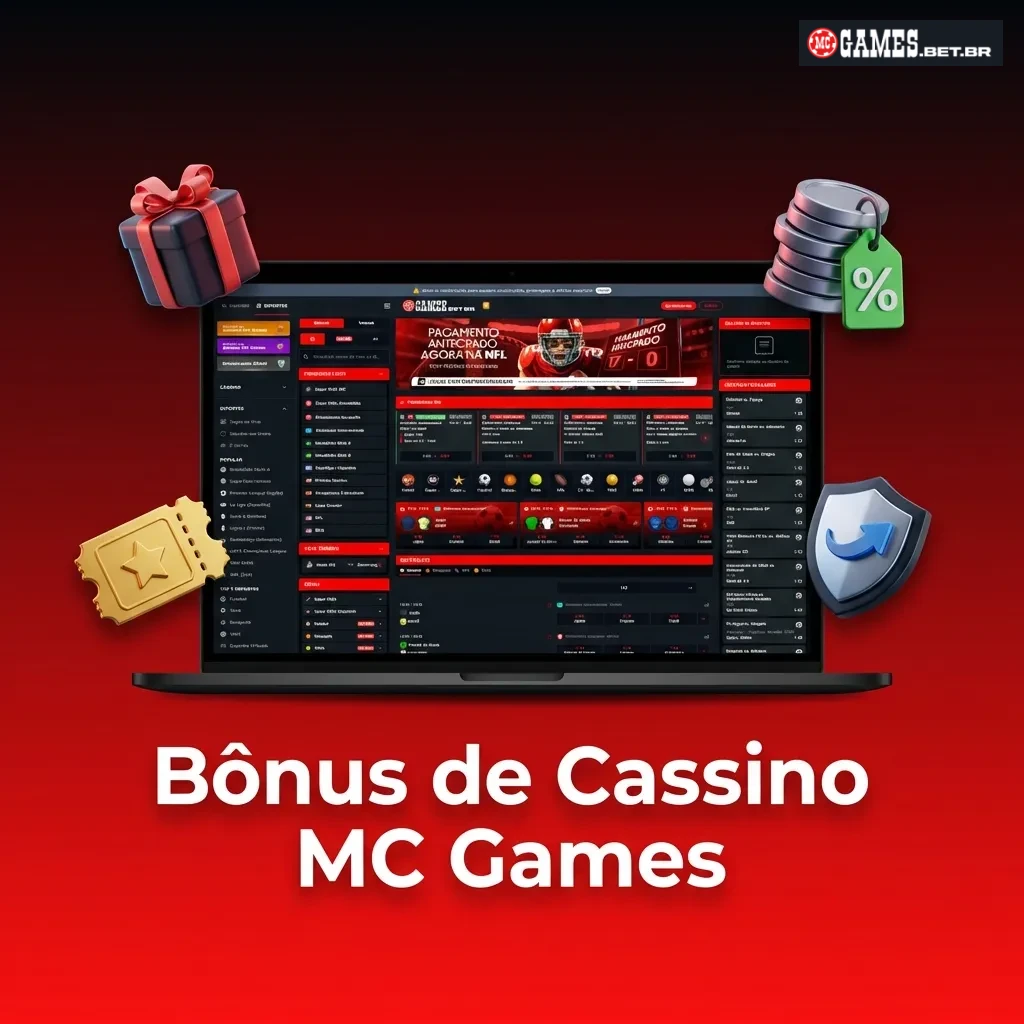MC Games casino bonuses including free spins, cashback rewards, reload bonuses, and monthly tournament promotions