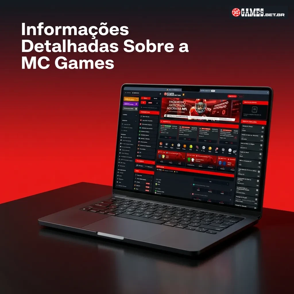 MC Games platform showing sports betting options, casino games, mobile app interface, and secure payment methods